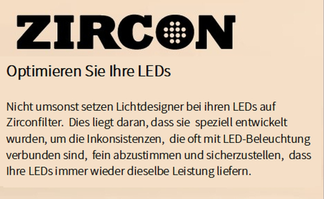 Zirkon LED Folie Bogen 0,61m x 0,58m